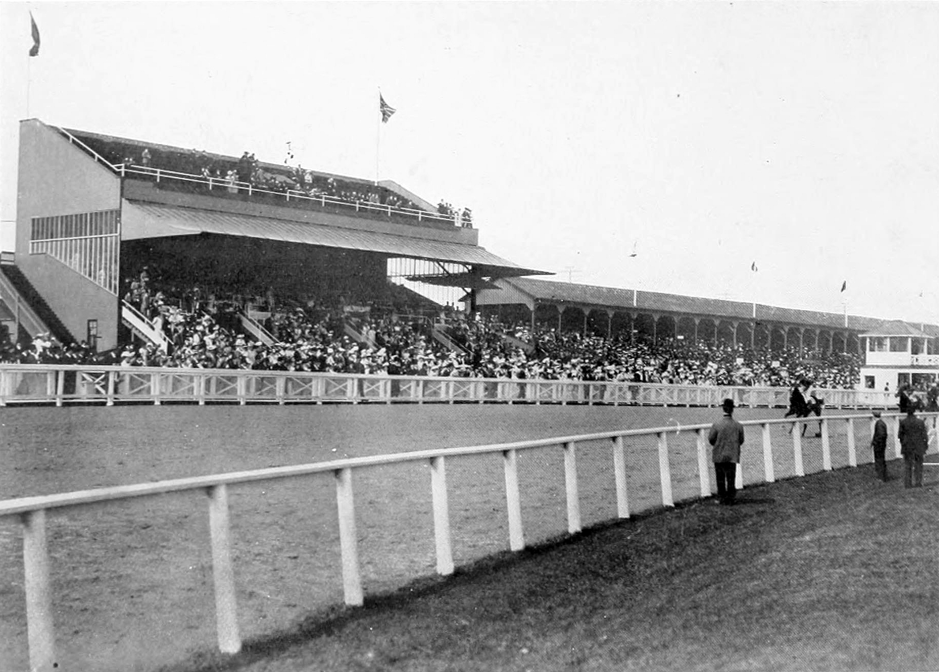 Historic Woodbine Race Course in Toronto, used for Canadian International history coverage