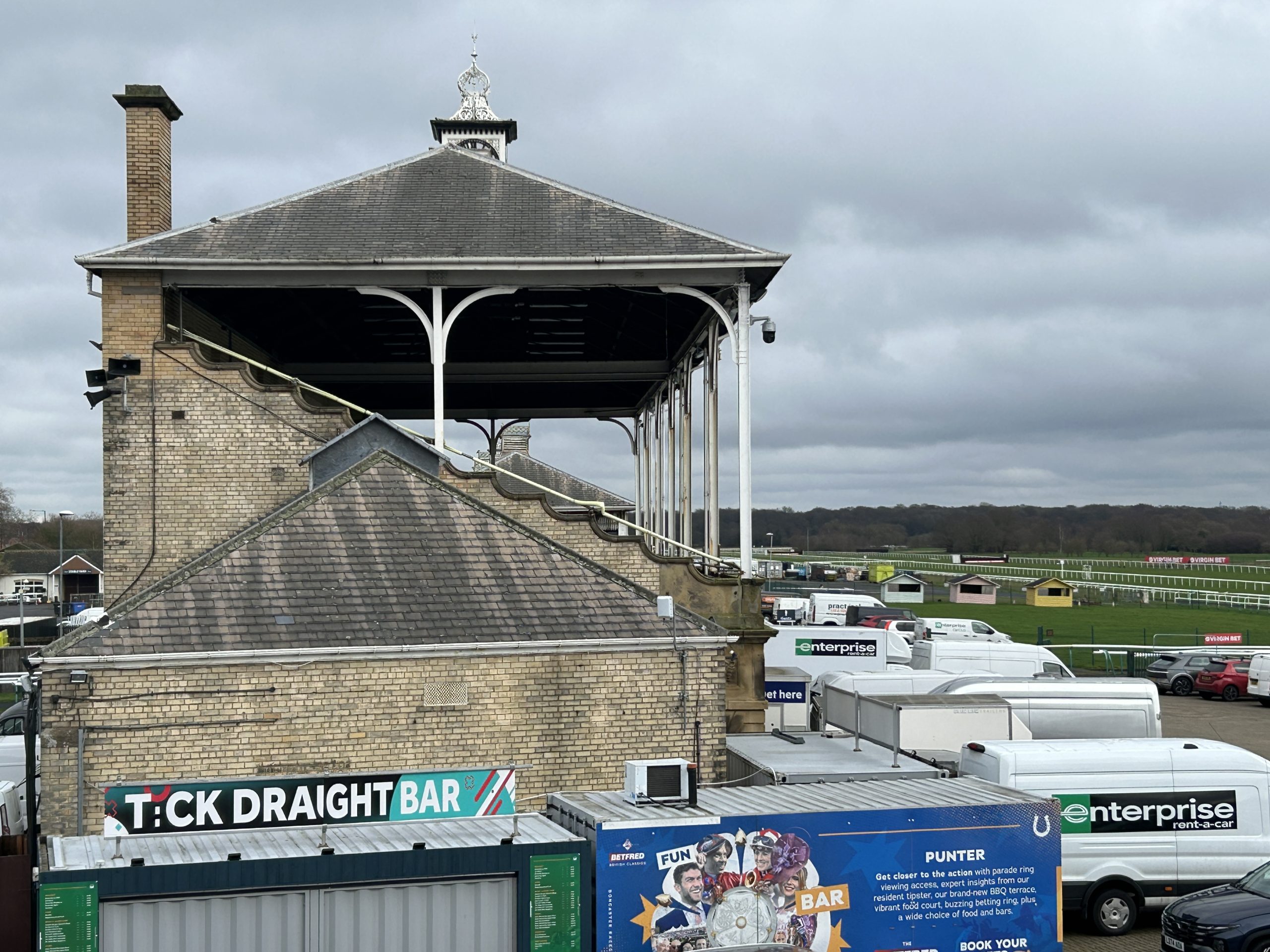 Doncaster Racecourse in Doncaster, England